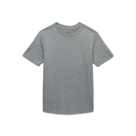 Wonder Nation Boys Short Sleeve Heavyweight Boxy T-Shirt, Sizes 4-18 & Husky