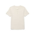 thumbnail image 1 of Wonder Nation Boys Short Sleeve Henley T-Shirt, Sizes 4-18, 1 of 3