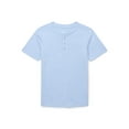 thumbnail image 1 of Wonder Nation Boys Short Sleeve Henley T-Shirt, Sizes 4-18, 1 of 1