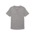 thumbnail image 1 of Wonder Nation Boys Short Sleeve Henley T-Shirt, Sizes 4-18, 1 of 3