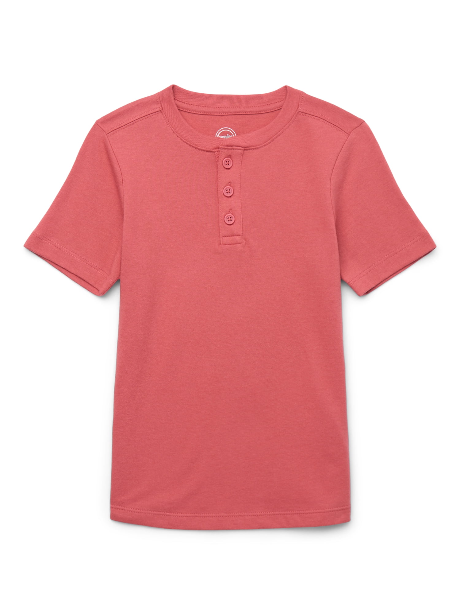 Wonder Nation Little Boys Short Sleeve Button Down Shirt Sizes 4 10