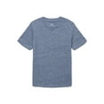 thumbnail image 1 of Wonder Nation Boys Short Sleeve Henley T-Shirt, Sizes 4-18, 1 of 3