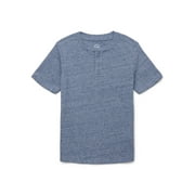 WONDER NATION Boys Short Sleeve Henley T-Shirt, Sizes 4-18