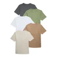 thumbnail image 1 of Wonder Nation Boys Kid Tough Tee with Short Sleeves, 5-Pack, Sizes 4-18 & Husky, 1 of 6