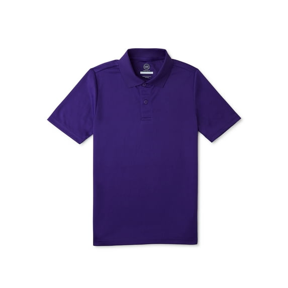 Wonder Nation Boys Short Sleeve Performance Polo, Sizes XS-XXL