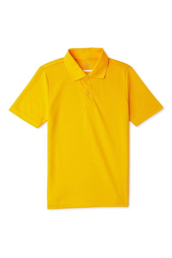 Boys Short Sleeve Performance Polo, Sizes XS-XXL