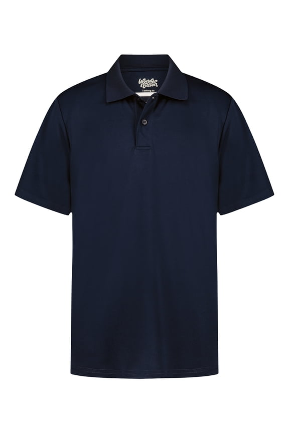 Boys Short Sleeve Performance Polo, Sizes XS-XXL