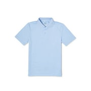 Wonder Nation Boys Short Sleeve Performance Polo, Sizes XS-XXL