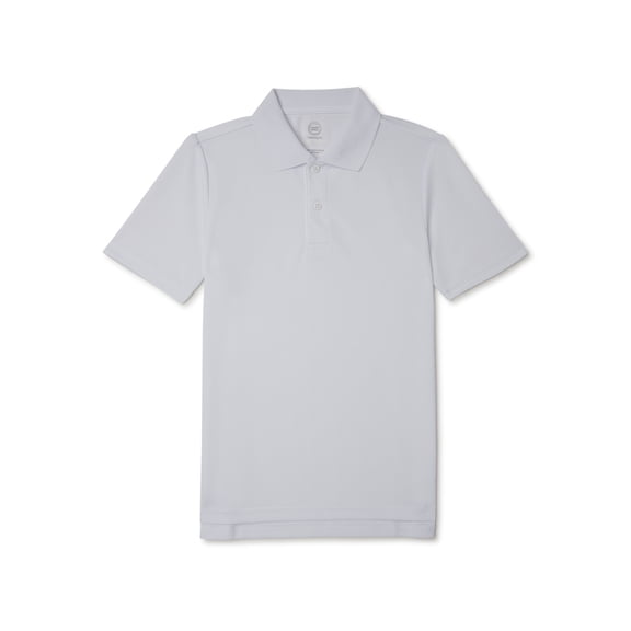 Wonder Nation Boys Short Sleeve Performance Polo, Sizes XS-XXL