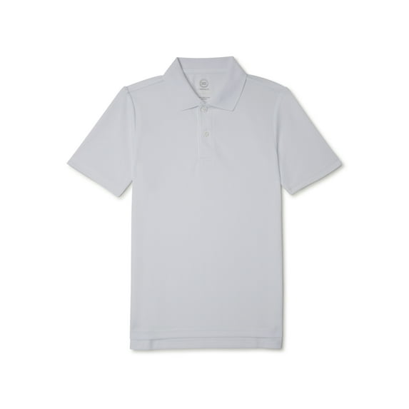 Wonder Nation Boys Short Sleeve Performance Polo, Sizes XS-XXL