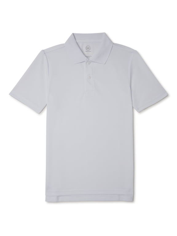 Boys Short Sleeve Performance Polo, Sizes XS-XXL