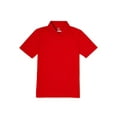 thumbnail image 1 of Wonder Nation Boys Short Sleeve Performance Polo, Sizes XS-XXL, 1 of 3