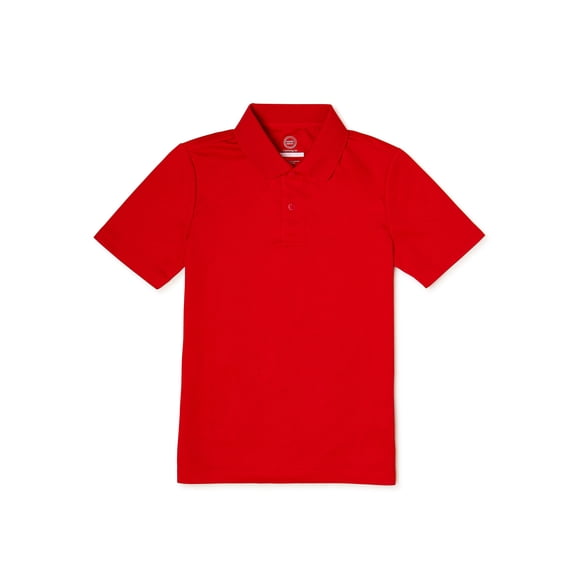 Wonder Nation Boys Short Sleeve Performance Polo, Sizes XS-XXL