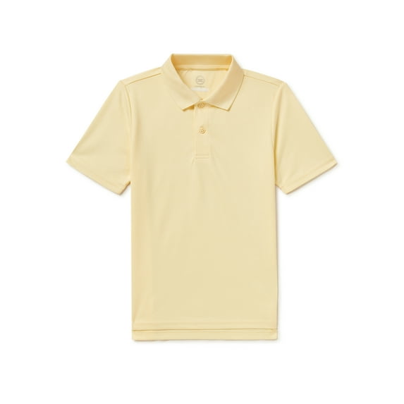 Wonder Nation Boys Short Sleeve Performance Polo, Sizes XS-XXL
