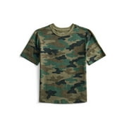 Boys Print Tee with Short Sleeves, Sizes 4-18 & Husky