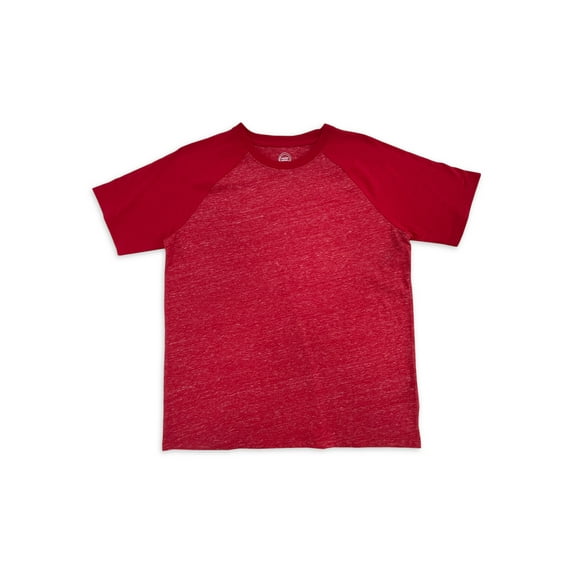 Wonder Nation Boys Short Sleeve Raglan T-Shirt, Sizes 4-18 & Husky