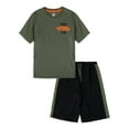 thumbnail image 1 of Wonder Nation Boys Short Sleeve Shirt and Shorts Pajama Set, 2-Piece, Sizes 4-18 & Husky, 1 of 3