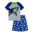 thumbnail image 1 of Wonder Nation Boys Short Sleeve Shirt and Shorts Pajama Set, 2-Piece, Sizes 4-18 & Husky, 1 of 3