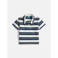 thumbnail image 1 of Wonder Nation Boys' Stripe Pique Knit Polo Shirt with Short Sleeves, Sizes 4-18 & Husky, 1 of 4