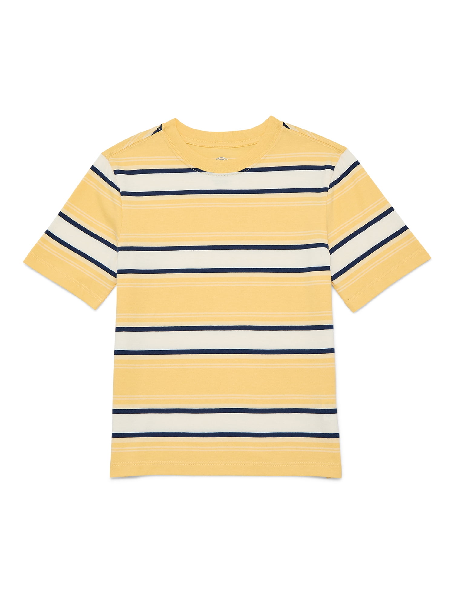 Wonder Nation Boys Short Sleeve Stripe T-Shirt, Sizes 4-18 & Husky