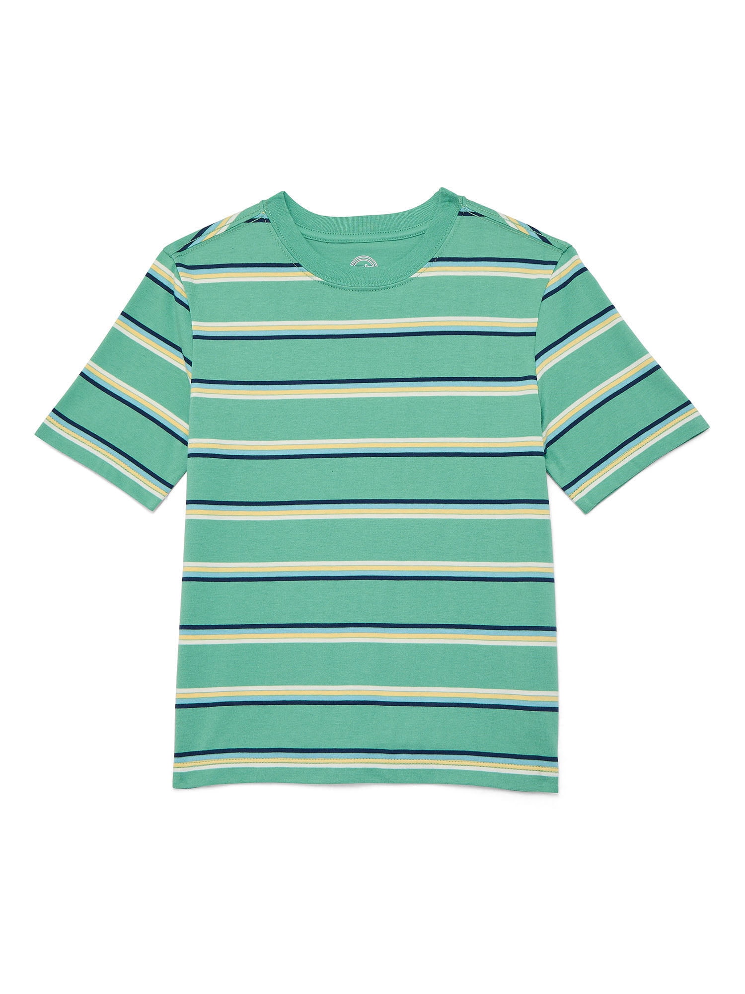 Wonder Nation Boys Short Sleeve Stripe T-Shirt, Sizes 4-18 & Husky