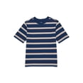 thumbnail image 1 of Wonder Nation Boys Short Sleeve Stripe T-Shirt, Sizes 4-18 & Husky, 1 of 3