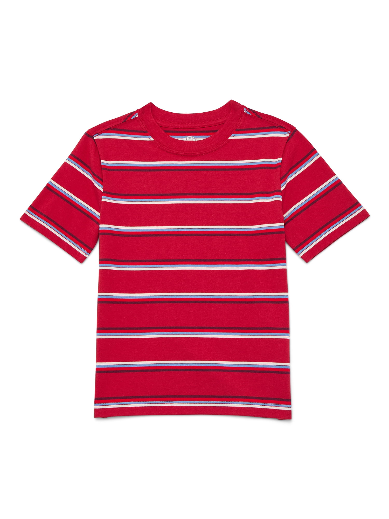 Wonder Nation Boys Short Sleeve Stripe T-Shirt, Sizes 4-18 & Husky