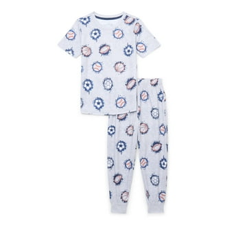 Wonder Nation Boys Pajamas Truck Long Sleeve Top and Pants,