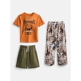 thumbnail image 1 of Wonder Nation Boys Short Sleeve Top, Shorts and Pants Transitional Sleep Set, 3-Piece, Sizes 4-18, 1 of 5