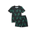 thumbnail image 1 of Wonder Nation Boys Short Sleeve and Shorts 2-Piece Pajama Sleep Set, Sizes 4-16 Husky, 1 of 3