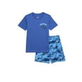 thumbnail image 1 of Wonder Nation Boys Short Sleeve and Shorts 2-Piece Pajama Sleep Set, Sizes 4-16 Husky, 1 of 3