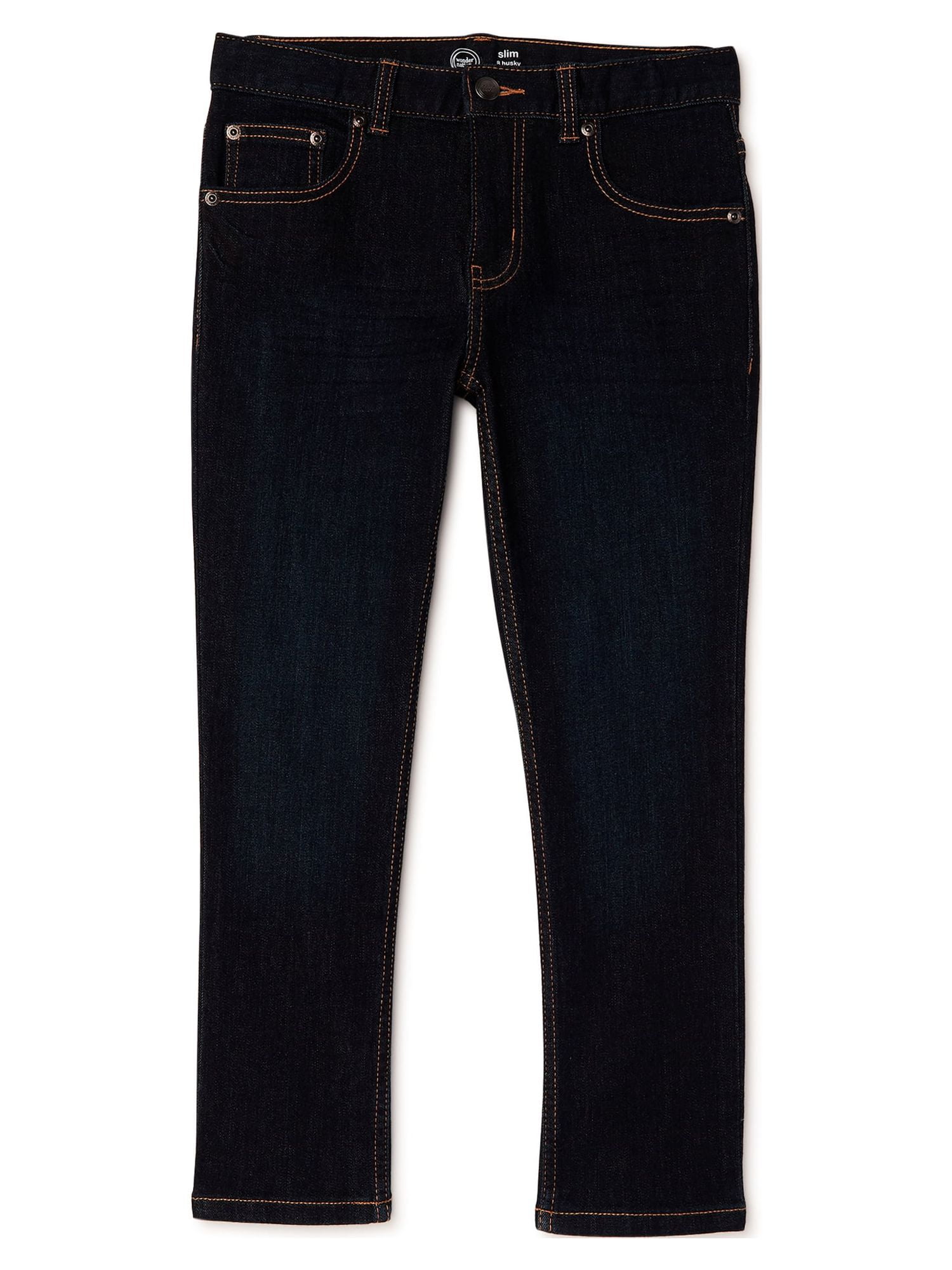 Wonder Nation Boys Slim Jeans, Sizes 4-18 & Husky - Walmart.com