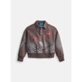 thumbnail image 1 of Wonder Nation Boys' Spider-Man Graphic Polo Sweatshirt with Long Sleeves, Sizes 4-18, 1 of 3