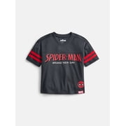 Wonder Nation Boys' Spider-Man Graphic Jersey with Short Sleeves, Sizes 4-18