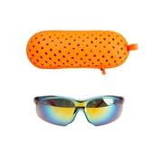 Boys Sporty Frame Sunglass with Orange Case