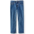 thumbnail image 1 of Wonder Nation Boys Straight Fit Denim Jeans, Sizes 4-18 & Husky, 1 of 3