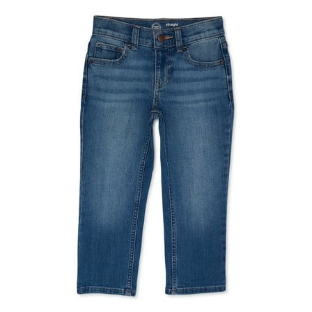 Wonder Nation Boys Straight Fit Denim Jeans, Sizes 4-18 & Husky