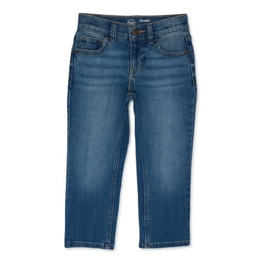 Wonder Nation Boys Straight Fit Denim Jeans, Sizes 4-18 & Husky