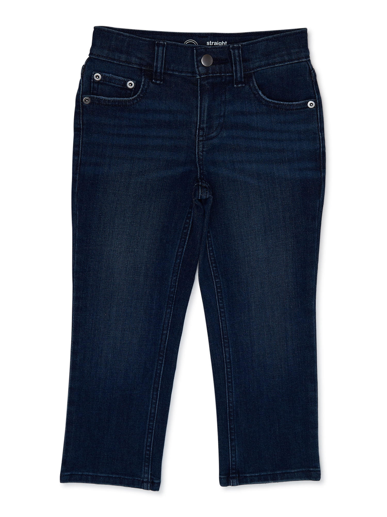 Wonder Nation Boys Straight Fit Denim Jeans, Sizes 4-18 & Husky