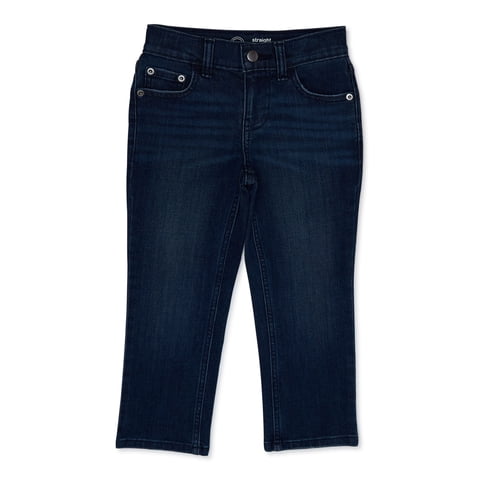 Boys Straight Fit Denim Jeans, Sizes 4-18 & Husky