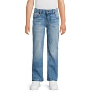 Wonder Nation Boys Straight Fit Denim Jeans, Sizes 4-18 & Husky