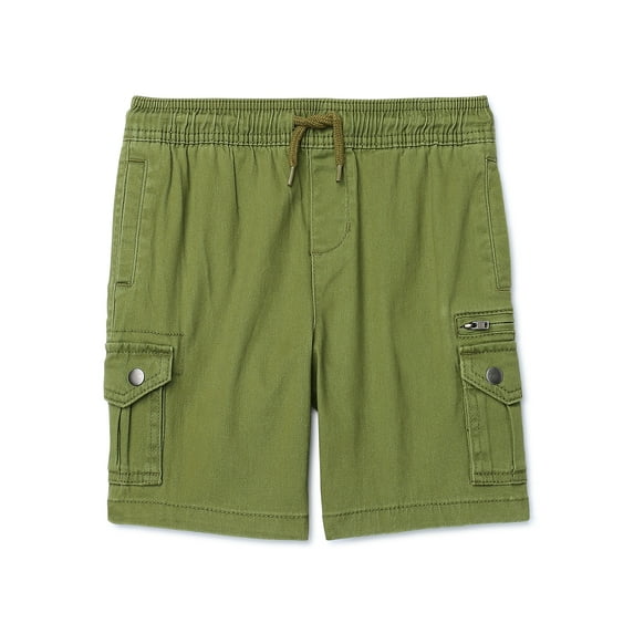 Wonder Nation Boys Stretch Cargo Shorts, Sizes 4-18 & Husky