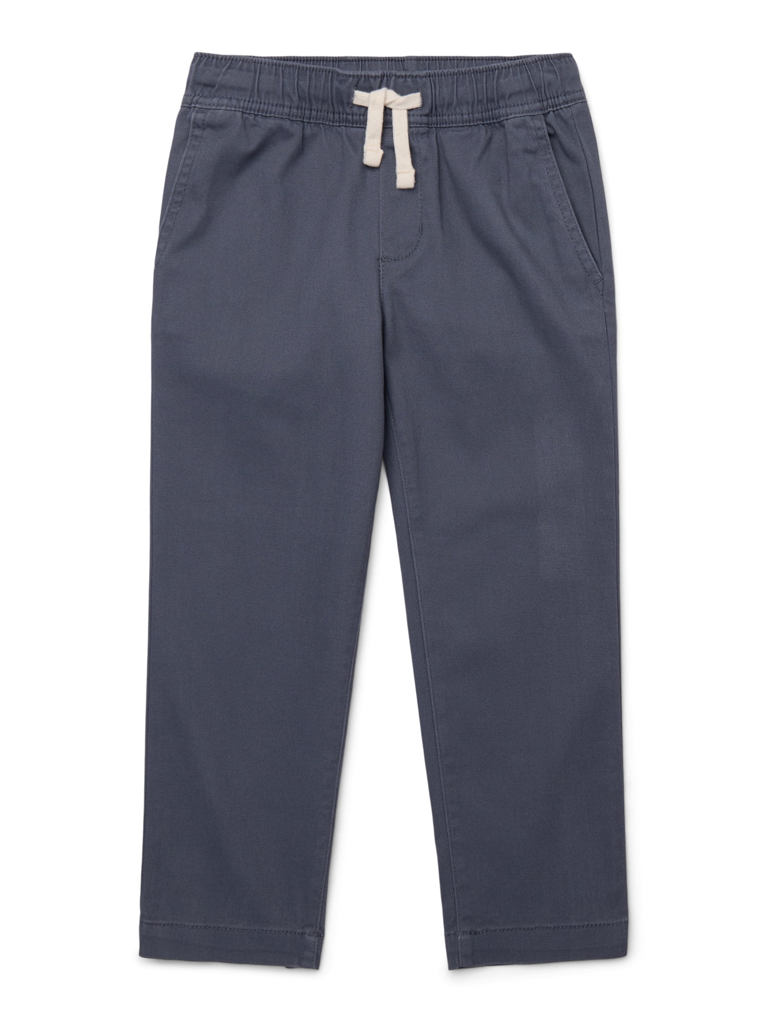 Wonder Nation Boys Stretch Twill Pull On Pants, Sizes XS-XXL & Husky