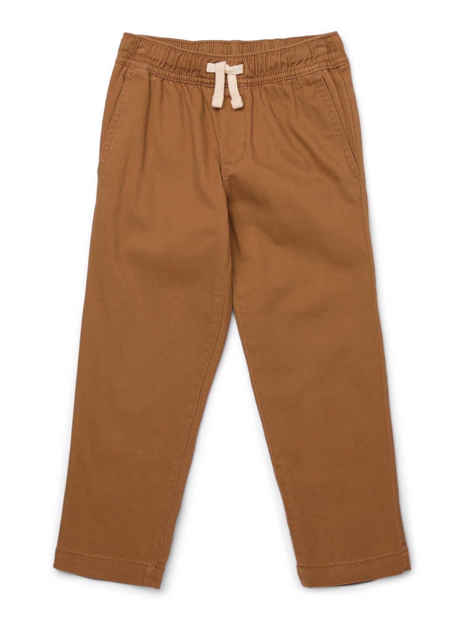 Wonder Nation Boys Stretch Twill Pull On Pants Sizes XS XXL Husky