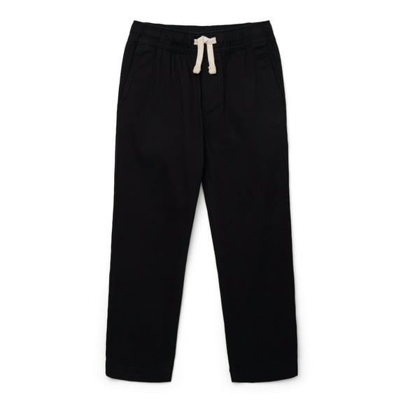 Wonder Nation Boys Stretch Twill Pull On Pants, Sizes XS-XXL & Husky