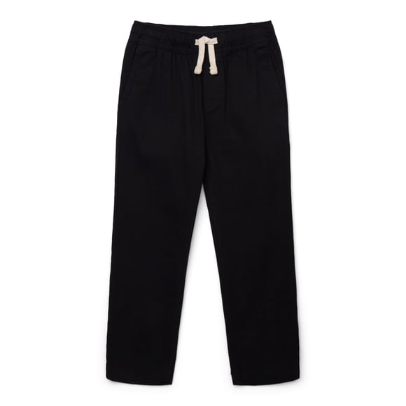 Wonder Nation Boys Stretch Twill Pull On Pants, Sizes XS-XXL & Husky