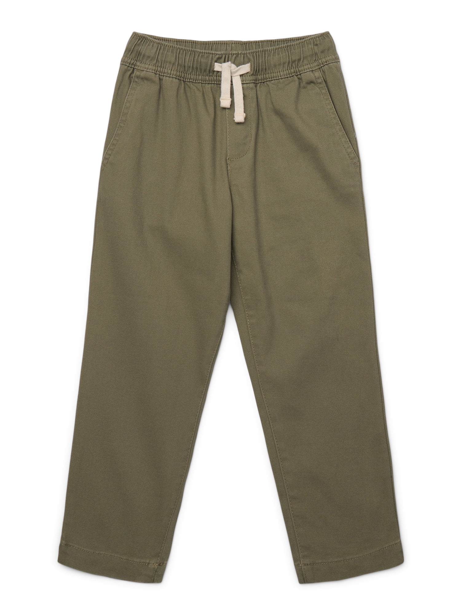 Wonder Nation Boys Stretch Twill Pull On Pants, Sizes XS-XXL & Husky