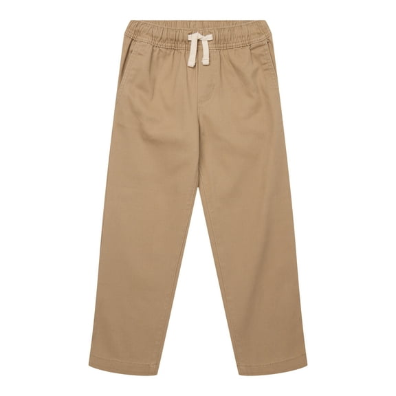 Wonder Nation Boys Stretch Twill Pull On Pants, Sizes XS-XXL & Husky