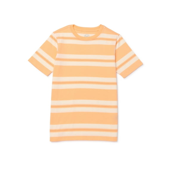 Wonder Nation Boys Stripe Tee with Short Sleeves, Sizes 4-18 & Husky
