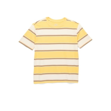 Wonder Nation Boys Stripe Tee with Short Sleeves, Sizes 4-18 & Husky